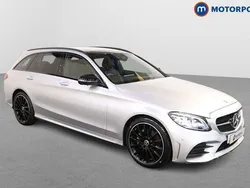 Silver Used 2021 Mercedes C200 AMG line Estate | £24,999 (Expensive)