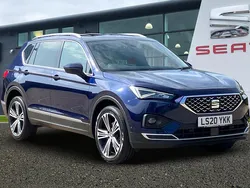 Atlantic blue Used 2020 Seat Tarraco XCELLENCE Lux SUV | £22,248 (Fair price)