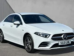 White Used 2021 Mercedes A250 AMG Line Premium Sedan | £21,372 (Fair price)