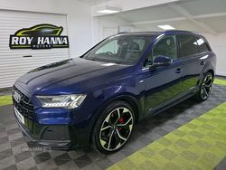 Blue Used 2021 Audi Q7 S-Line SUV | £37,950 (Fair price)