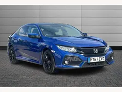 Blue Used 2018 Honda Civic EX Hatchback | £9,890 (Fair price)