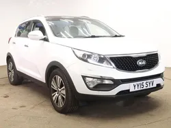 White Used 2015 Kia Sportage 2 SUV | £4,995 (A bit pricey)
