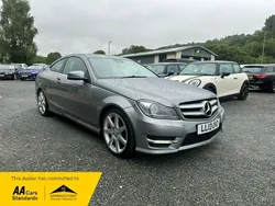 Silver Used 2013 Mercedes C220 AMG Coupe | £5,995 (Fair price)