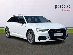 White Used 2021 Audi A6 Black Edition Estate | £28,500 (Fair price)
