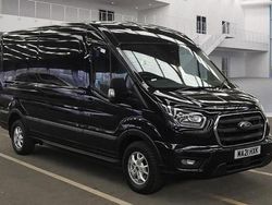 Black Used 2021 Ford Transit Limited Van | £19,989 (A bit pricey)