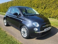 Black Used 2015 Fiat 500 Lounge Hatchback | £5,495 (Good price)