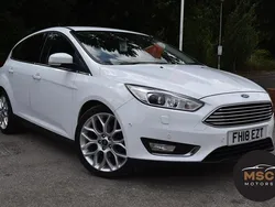 White Used 2018 Ford Focus Titanium X Hatchback | £7,495 (Good price)