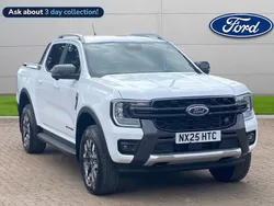 White New 2025 Ford Ranger Wildtrack Pickup | £43,250