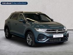 Blue Used 2022 VW T-Roc R-line SUV | £22,939 (Good price)