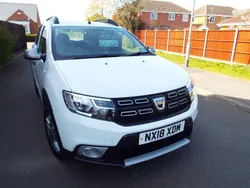 White Used 2018 Dacia Sandero Ambiance Hatchback | £7,100 (Fair price)