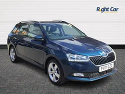 Blue Used 2021 Skoda Fabia SE L Hatchback | £11,499 (Fair price)