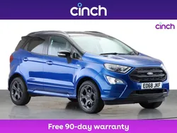 Blue Used 2018 Ford Ecosport ST-Line SUV | £11,299 (Fair price)