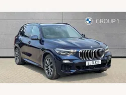 Blue Used 2021 BMW X5 M Sport SUV | £37,550 (A bit pricey)