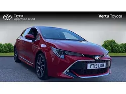 Red Used 2019 Toyota Corolla Hatchback | £18,205 (Fair price)