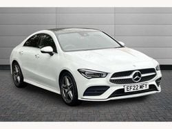 White Used 2022 Mercedes CLA200 AMG Line Premium Plus Coupe | £26,850 (A bit pricey)