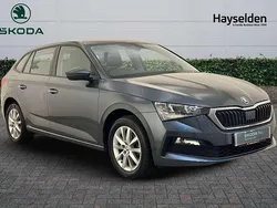 Quartz grey metallic Used 2021 Skoda Scala SE Hatchback | £11,695 (Fair price)