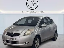 Silver Used 2007 Toyota Yaris Hatchback | £3,399 (Fair price)