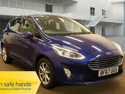 Blue Used 2017 Ford Fiesta Zetec Hatchback | £5,995 (Fair price)