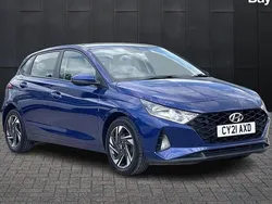 Blue Used 2021 Hyundai i20 SE Hatchback | £10,995 (Fair price)