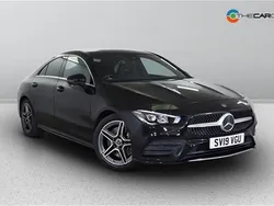Black Used 2019 Mercedes CLA220 AMG line Sedan | £21,675 (Good price)
