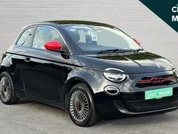 Black Used 2022 Fiat 500e Red Hatchback | £11,091 (Good price)