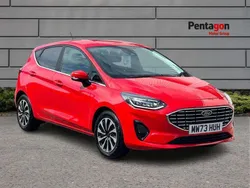 Red Used 2023 Ford Fiesta Titanium Hatchback | £15,749 (Fair price)