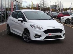 White Used 2019 Ford Fiesta ST-Line X Hatchback | £8,399 (Fair price)