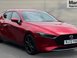 Red Used 2022 Mazda 3 Inclusive Hatchback | £18,159 (Fair price)