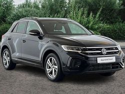 Black Used 2025 VW T-Roc R-line SUV | £28,490 (Fair price)
