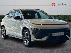 Special solid atlas white New 2025 Hyundai Kona N Line SUV | £30,600 (Good price)