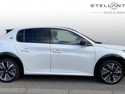 White Used 2021 Peugeot e-208 GT Hatchback | £13,070 (Fair price)