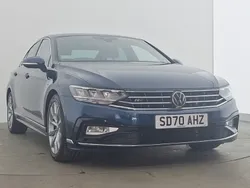 Blue Used 2020 VW Passat R-line Sedan | £17,498 (Fair price)