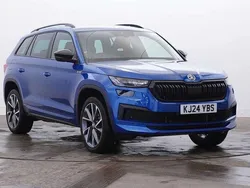 Blue Used 2024 Skoda Kodiaq SportLine SUV | £36,287 (A bit pricey)