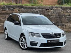White Used 2014 Skoda Octavia vRS Estate | £8,995 (Expensive)