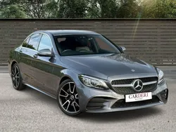 Grey Used 2019 Mercedes C200 AMG line Sedan | £19,995 (Fair price)