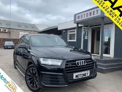 Black Used 2017 Audi Q7 S-Line SUV | £25,880 (Expensive)