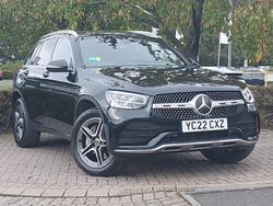 Black Used 2022 Mercedes GLC300e AMG line SUV | £30,998 (Super price)