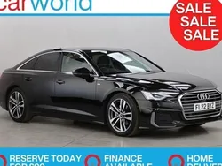 Black Used 2022 Audi A6 S-Line Sedan | £23,280 (Expensive)