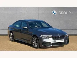 Blue Used 2017 BMW 520 M Sport Sedan | £16,995 (Fair price)