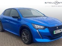 Blue Used 2022 Peugeot e-208 Allure Premium Hatchback | £11,286 (Good price)