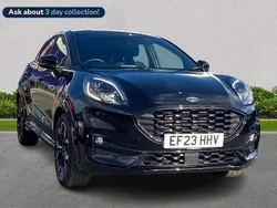Black Used 2023 Ford Puma Gen-E ST-Line X Hatchback | £16,499