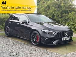 Black Used 2022 Mercedes A45 AMG AMG Hatchback | £43,490 (A bit pricey)