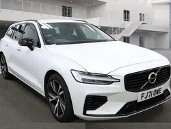 White Used 2021 Volvo V60 R-Design Estate | £19,999 (Fair price)