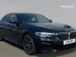 Black Used 2021 BMW 530 M Sport Sedan | £29,690 (Fair price)