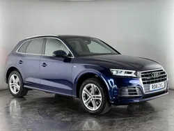 Blue Used 2018 Audi Q5 S-Line SUV | £18,250 (Fair price)