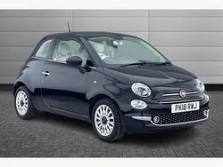 Black Used 2018 Fiat 500 Lounge Hatchback | £7,990 (Fair price)