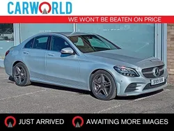 Silver Used 2019 Mercedes C300 AMG line Sedan | £15,990 (Fair price)