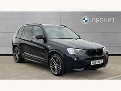 Carbon black Used 2015 BMW X3 M Sport SUV | £17,495 (Expensive)