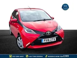 Red Used 2016 Toyota Aygo X-play Hatchback | £6,485 (Fair price)