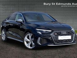 Black Used 2021 Audi S3 Comfort Sedan | £24,729 (Fair price)